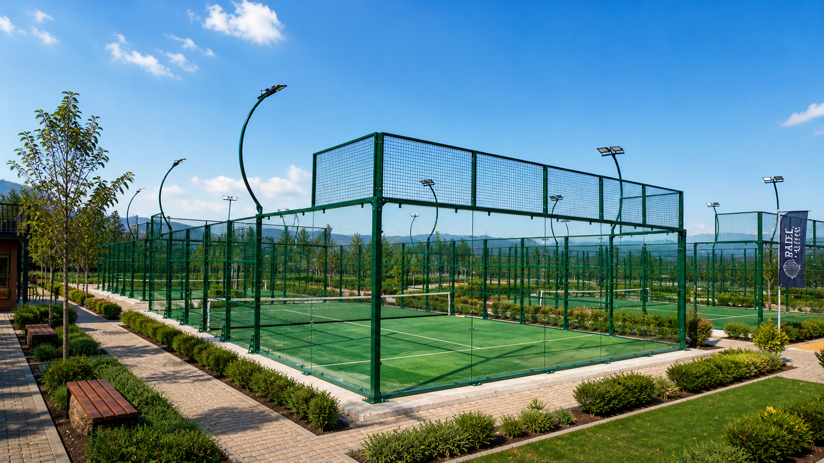 Cancha de pádel Rocket Sport Terracota