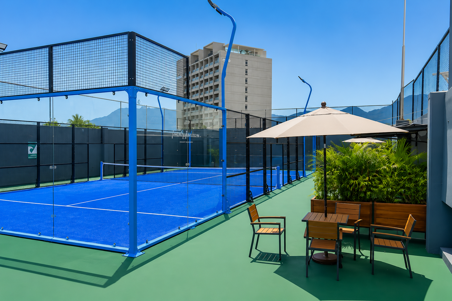 Cancha de pádel Rocket Sport Club